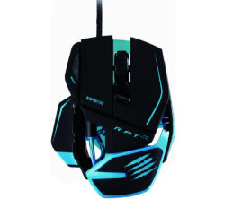 MAD CATZ  R.A.T. TE Laser Gaming Mouse - Black & Blue